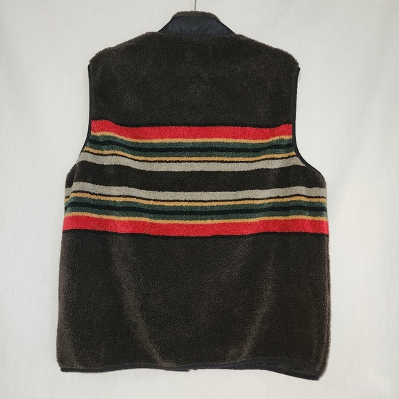 Vintage Y2K Pendelton Men's Multicolor Striped Sweater Vest Large Grandpa - Picture 7 of 10